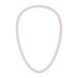 Aurum Diam Lab Grown Moissanite <b>Cross</b> Hip Hop Round Brilliant Cut Link <b>Chain</b> Choker Necklace Luxury Unisex Wedding Party Jewelry - Product Image 2