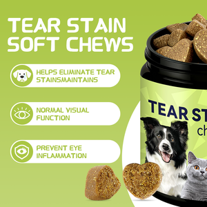 工場供給犬の涙ステインサプリメント、タンポポ + ライシンソフトチューズ、目の健康を維持、バルク & プライベートラベル - Product Image 3