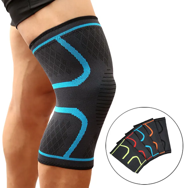 Support Knee Aolikes Knee Compression Sleeve Rodillera Deportiva Knitted Knee Support
