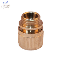 Componentes Personalizados YOD, Servicio de Mecanizado CNC de Alta Precisión, Adaptador de Presión Macho 1/2 NPT, Acero Inoxidable, Certificado NSF/ANSI 61