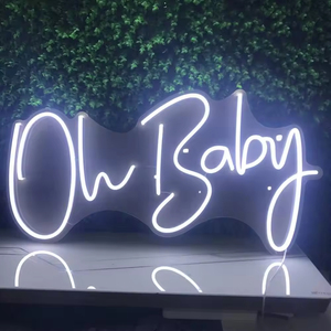 ป้ายไฟนีออนกันน้ำแบบกำหนดเองได้ป้ายไฟ LED นีออนโลโก้ที่กำหนดเองได้ไฟ LED นีออนป้ายวันเกิดปาร์ตี้บ้านห้องงานแต่งงาน - Product Image 3