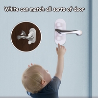 PRODIGY Cache-poignées de porte et verrous de sécurité pour bébés certifiés EN71 REACH en plastique ABS - Modèle usage quotidien DB002