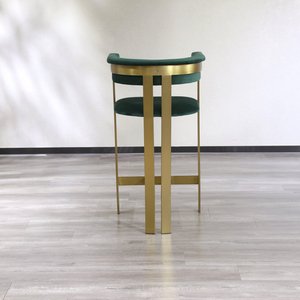 Xinda Furniture Modern Green <strong>Velvet</strong> Fabric Gold Bar <strong>Chair</strong> Home High Bar Restaurant <strong>Cocktail</strong> Stainless Steel Cafe Bar <strong>Chair</strong> - Product Image 4
