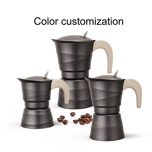<span class=keywords><strong>Cafetera</strong></span> Moka <span class=keywords><strong>Italiana</strong></span> Clásica de Aluminio con Asa, <span class=keywords><strong>Cafetera</strong></span> Espresso Portátil para Estufa de Inducción, Capacidad para 3/<span class=keywords><strong>6</strong></span>/9 <span class=keywords><strong>Tazas</strong></span> - Product Image 5