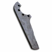 Pièce de rechange pour bras de mélangeur à béton, pièce d'usure pour mélangeur à tambour à double arbre série JS