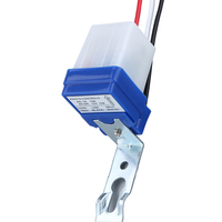 Interruptor Fotoeléctrico AS-10 DC12V 24V AC 110V 220V 10A, Sensor de Encendido/Apagado Automático, Control de Luz de Calle, Universal AC/DC 12V