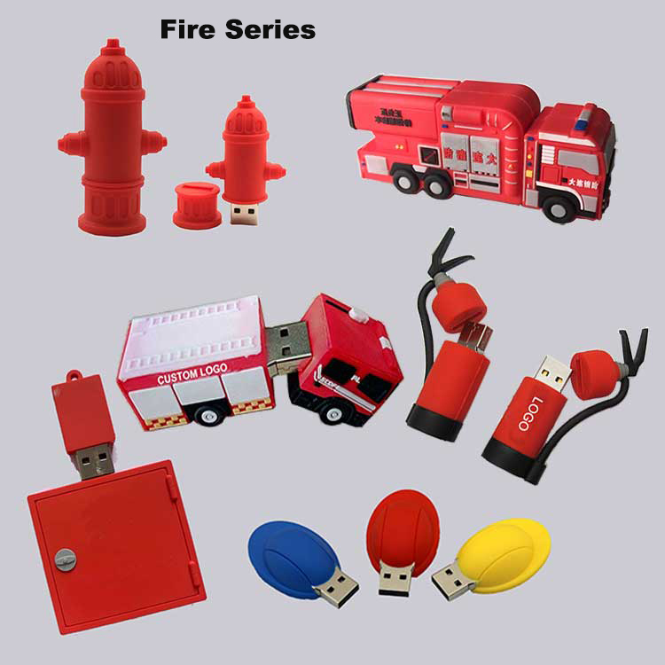 Custom Firefighting Series usb flash drive