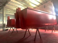 10 M3 Hook Lift Bin Camion Déchets Roll off Dumpster Skip Bin pour le recyclage des déchets de construction Déchets industriels