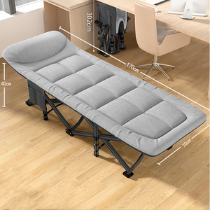 Tùy Chỉnh Chất Lượng Cao Plegable Di Động Ngoài Trời Du Lịch Vườn Cắm Trại Lều Cot Duy Nhất Sang Trọng Gấp Giường Với Mang Theo Túi - Product Image 1