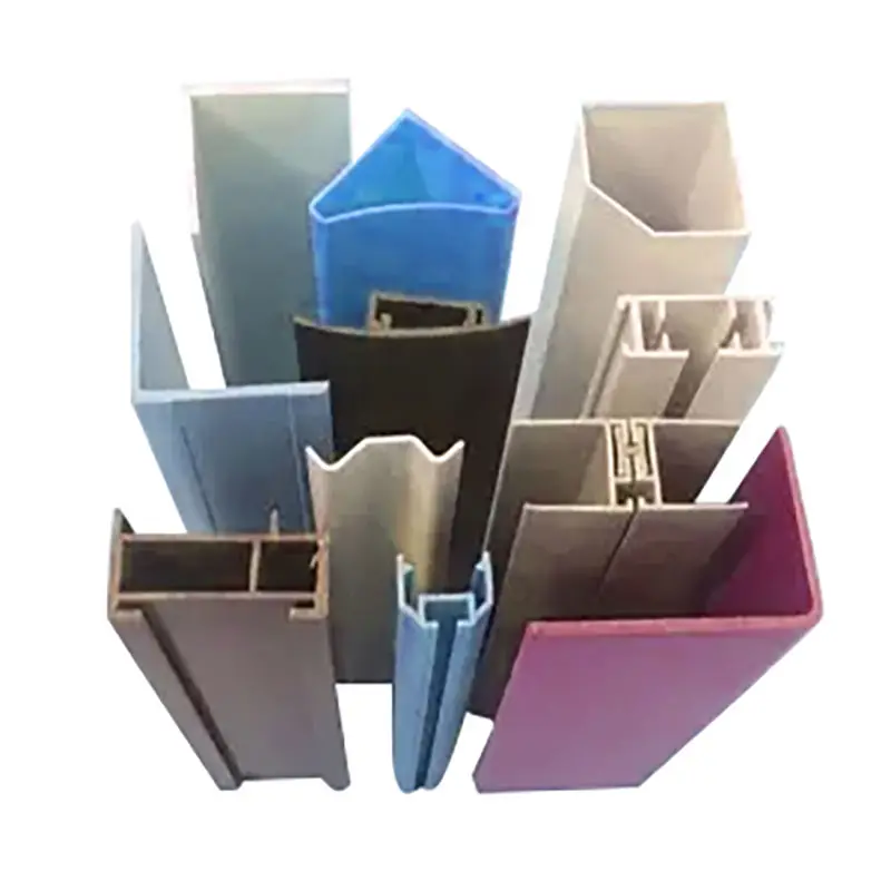 Perfiles de extrusión de plástico PP de calidad de ABS \/PVC \/PP \/PE cuadrados de diseño industrial para aplicaciones de apartamentos