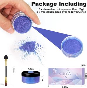 Polvo Camaleón, Polvo Cromado, Pigmento de Efecto Perlado de Grado Cosmético, Color Cambiante, Tinte <span class=keywords><strong>para</strong></span> Jabón, Fabricación de Velas, Arte de Uñas - Product Image 3
