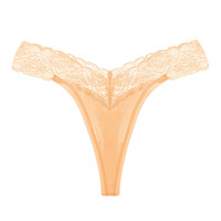 Échantillons gratuits tongs de bikini sexy taille basse pour femmes sans couture pantalons cordes sous-vêtements pour femmes