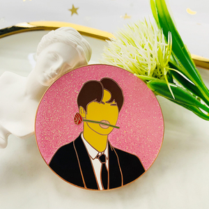 Épinglette personnalisée en métal, fabrication chinoise, sans minimum de commande, badge en métal, logo imprimé doré brillant, dessin animé, anime, épinglette en émail dur, épinglette personnalisée souple - Product Image 4