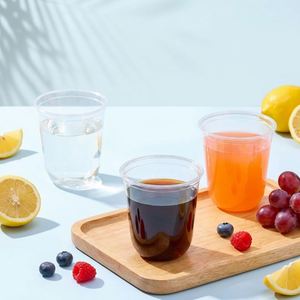 1000 pièces de plastique jetable transparent de qualité alimentaire sans BPA de 12 oz |   Verres à vin en forme de U, coupes à cocktail pour boissons froides - Product Image 3