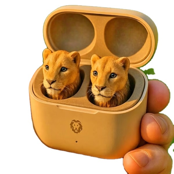 Cute Animal Shaped Earbuds Novel Frog Shaped Earbuds