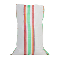 Sac d'emballage personnalisé en polypropylène blanc PP 50KG 100KG pour aliments du bétail, maïs, blé, engrais, farine, recyclable et biodégradable