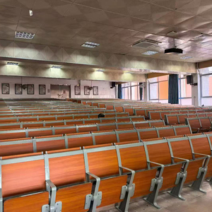 Bureaux et chaises de salle de classe universitaires modernes en aluminium <span class=keywords><strong>avec</strong></span> tableaux d'écriture - Combinaisons de bureaux et de chaises connectés - Product Image 3