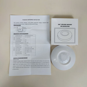 Thụ động cảm biến hồng ngoại Trần PIR cảm biến dò 360 góc đầy đủ hồng ngoại chuyển động báo động có dây 12V PIR cảm biến - Product Image 5