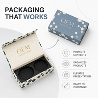 Boîte Cadeau Rigide de Luxe Personnalisée pour Soins de la Peau, Matériaux Recyclés, Finition Mate pour Sérum, Coffrets Cosmétiques, Produits de Beauté, Cadeaux Premium