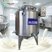 Cuve de pasteurisation à bain-marie pour lait frais, stérilisateur à basse température
