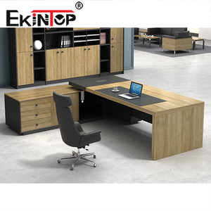 Ekintop-escritorio de oficina con forma de l, moderno y popular, con cajón - Product Image 3