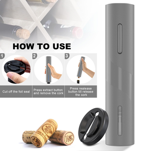 Sacacorchos de Vino Automático Personalizado, Mini Sacacorchos Eléctrico de Empuje, Abridor de Botellas de Vino Tinto, Embalaje en Caja de Regalo - Product Image 3