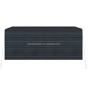 Cadre en acier galvanisé d'<span class=keywords><strong>abri</strong></span> d'auto extérieur <span class=keywords><strong>de</strong></span> <span class=keywords><strong>jardin</strong></span> moderne <span class=keywords><strong>de</strong></span> 12x20ft avec toit en tôle et garage <span class=keywords><strong>de</strong></span> stationnement <span class=keywords><strong>de</strong></span> voiture <span class=keywords><strong>de</strong></span> mur latéral - Product Image 5