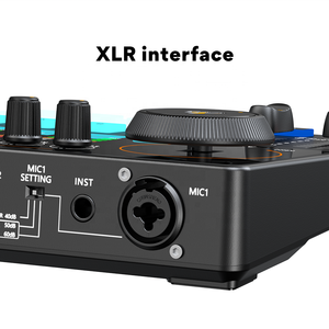 Pack d'équipement de podcasting : Interface audio, table de mixage avec microphones à condensateur XLR pour TikTok Live, cartes son externes - Product Image 3