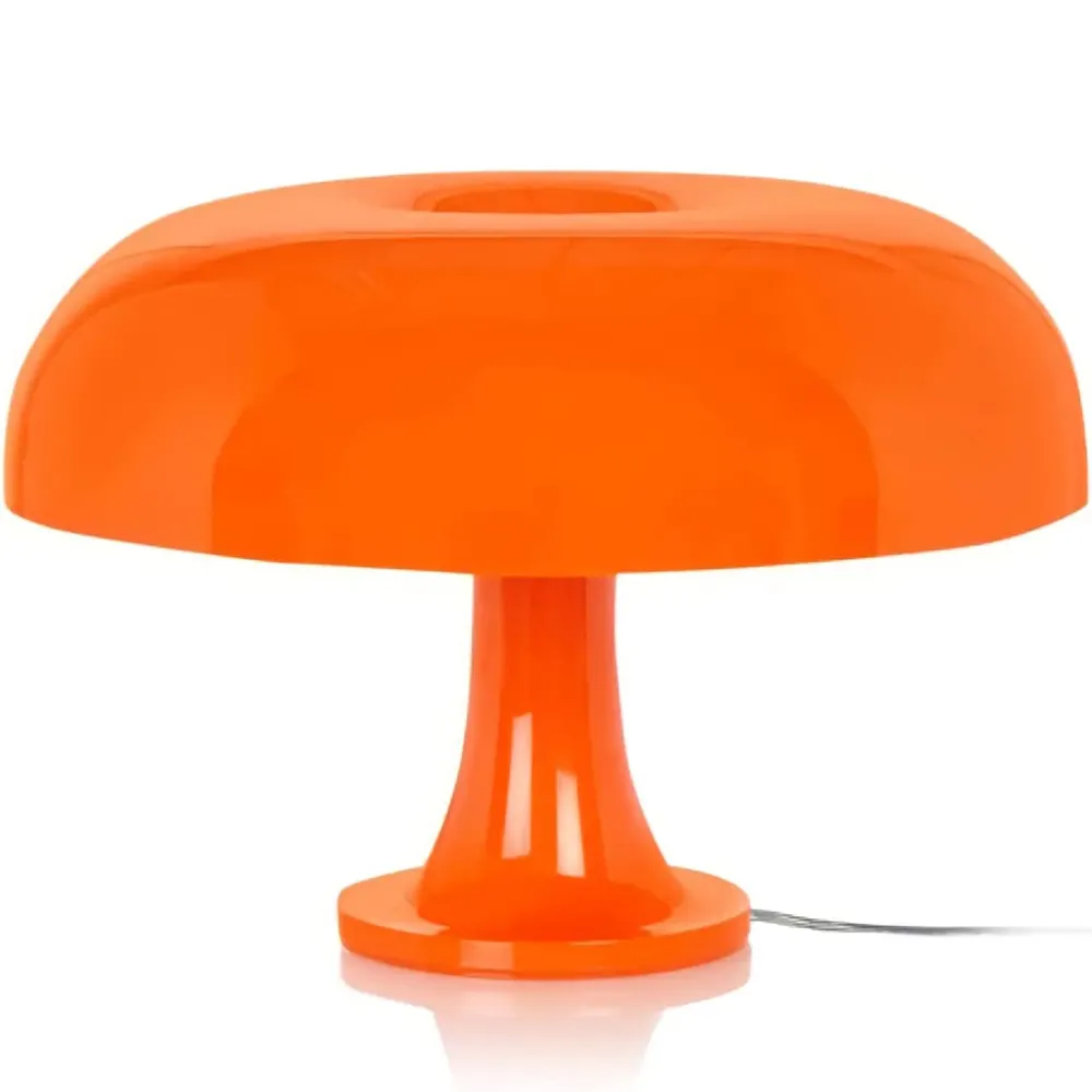 Hot Sell Factory LED Mushroom Decoration Lighting Orange White Mushroom Table Lamp
