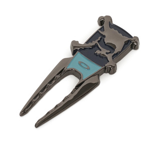 Herramienta para Reparar Césped <span class=keywords><strong>Oakley</strong></span> Skull Golf, Aleación Roja, Blanca y Azul, Universal, Práctica, con Pico para el Green - Product Image 5