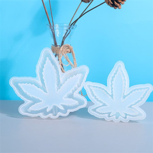 P1302 Tự Làm Lớn Weed Nồi Maple Lá Gạt Tàn Nhựa Silicone Bánh Công Cụ Khuôn - Product Image 2