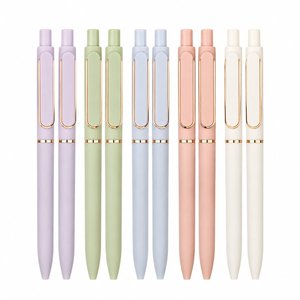 Bolígrafo de Punta Redonda con Logotipo Personalizado, Acabado Mate <span class=keywords><strong>Suave</strong></span> al Tacto, Venta al Por Mayor, Color Pastel, Clip Metálico, Bolígrafo para Escribir, para la Escuela, Oficina, Papelería - Product Image 3