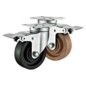 Bánh xe chịu nhiệt 3 4 5 inch, bánh xe chịu nhiệt cao cấp làm từ nylon gia cường sợi thủy tinh, dùng cho xe đẩy công nghiệp, xe đẩy tiệm bánh - Product Image 4