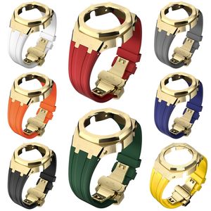Boîtier en acier inoxydable avec bracelet en caoutchouc noir or argent or rose ensemble pour GA2100 GA2110 pièces de montre <span class=keywords><strong>CASIOak</strong></span> kits mod - Product Image 2