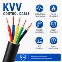 Câble de commande KVV en cuivre isolé PVC 450/750V, rond, IP65, fil électrique
