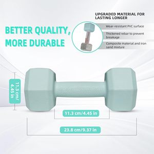 Neoprene Anti-Slip <b>Dumbbell</b> Hand Weight Sets 5/10/15/20lbs 5 Colors Arms Body Exercise Free Weights Women Men Home Gym Equipment - Product Image 3
