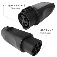 Adaptateur de charge pour véhicule électrique 32A 7KW J1772 Type 1 vers GBT, adaptateur J1772 vers GB/T pour véhicule électrique