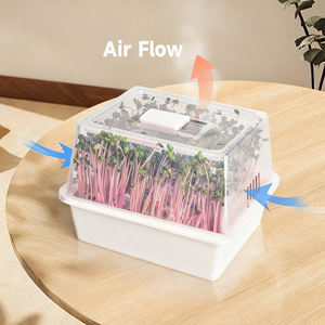 ชุดปลูกต้นไม้ไมโครกรีนส์ถาดปลูกต้นไม้พร้อมฝาปิดชุดเพาะต้นอ่อนวัสดุ PP - Product Image 2