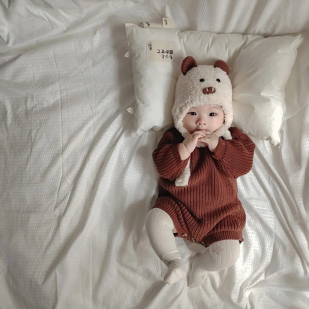 CHEER 2024 빠른 배송 아기 스웨터 점퍼 유아 신생아 아기 소년 소녀 니트 스웨터 도매 아기 장난 꾸러기