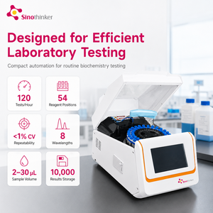 Analizador Químico Automático con Pantalla Táctil Clínica, 120 Pruebas, SK6100, Máquina de Análisis de Sangre <span class=keywords><strong>Veterinaria</strong></span> de Fábrica - Product Image 5