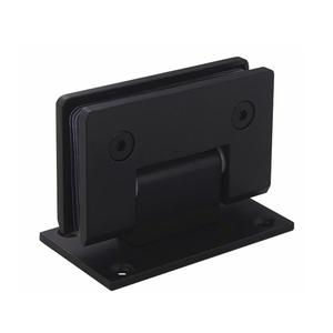 Charnière de <span class=keywords><strong>porte</strong></span> pivotante en verre acier inoxydable, accessoire pour condiments de douche, noir mat - Product Image 2