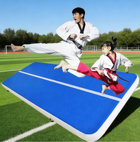 Tapis de gymnastique gonflable Drop Stitch, imperméable et antidérapant, pour l'entraînement à la gymnastique à domicile et les sports de plein air