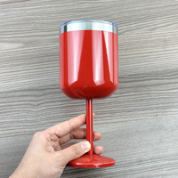 Copa de Vino de Lujo de 550 ml, Doble Pared, Aislada al Vacío, de Acero Inoxidable, Irrompible, Dorada, para Set de Flautas, Personalizable, Libre de BPA