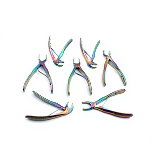 Juego de Fórceps Dentales Rainbow Finish para Extracción, Fórceps de Acero para Dientes, Instrumento Quirúrgico para Uso Clínico - Product Image 3