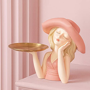 Table de toilette moderne de luxe avec plateau à une main et double rangement pour chapeaux, idéale pour la maison, le salon, les objets décoratifs et la vaisselle - Product Image 2