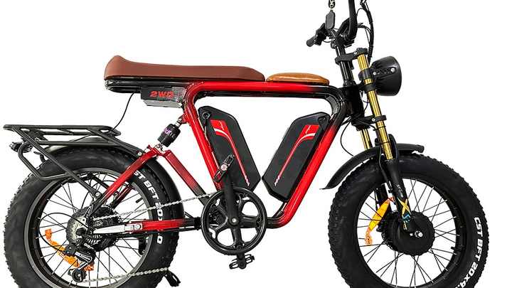 Yeasion 2000W 22Ah+22Ah (Double Moteur) Vélo Électrique
