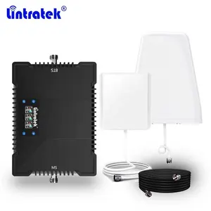 Lintratek Repeater เครื่องขยายสัญญาณมือถือ,เครื่องขยายสัญญาณบูสเตอร์ขยายสัญญาณสามย่านความถี่75 Dbi รับพลังงานได้25 Dbm