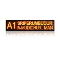Personnalisable Bus LED Indicateur SMD Défilement Message Panneaux Électroniques Led Affichage Texte pour l'Information Passager