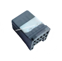 316988-6 Lanshuo Connecteur 10P femelle à contact en cuivre 12V/24V 3-5A, boîtier PBT GF, gaine moulée pour faisceau de câblage 18-22AWG