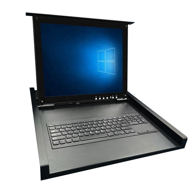 17-Inch KVM Switch HENGYU SRD171A 2 Ports 1280x1024 Resolution in Stock